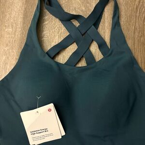 lululemon athletica Criss-Cross Sports Bra - Deep Teal